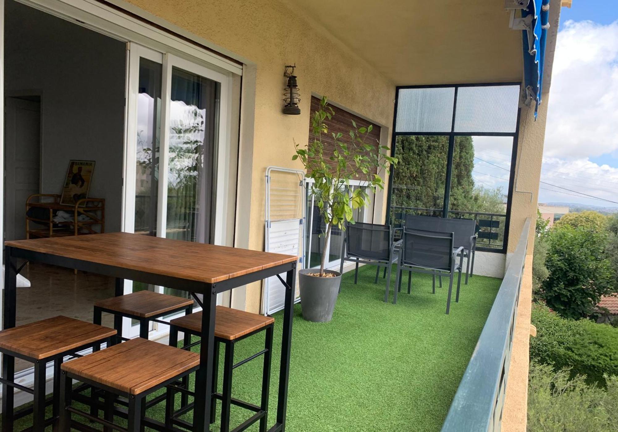 Vence T3 Vue Mer Grande Terrasse Luaran gambar